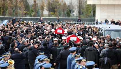ASELSAN şehitleri Ankara’da son yolculuğuna uğurlandı