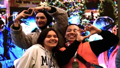 Balıkesir’de ’Avlu Gece Oryantiringi’ renkli görüntülere sahne oldu