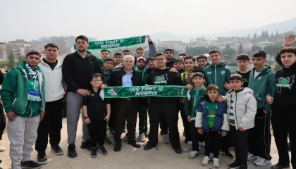 Başkan Bozbey, Bursaspor taraftarlarıyla şampiyonluk heyecanını paylaştı