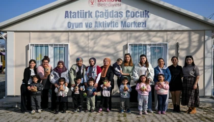 Bornovalı miniklere Çim Adam Atölyesi