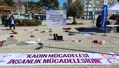 Bursa Gemlik’te kadınların mücadelesine güçlü destek