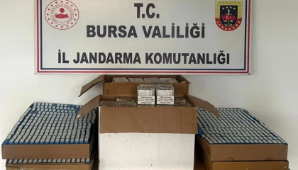 Bursa’da kaçak sigara operasyonu