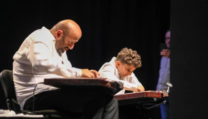 Bursa’da kanun resitalinde dede torun kapıştı