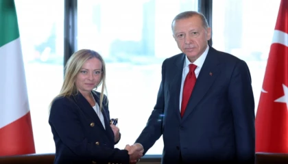 Cumhurbaşkanı Erdoğan, Meloni ile görüştü