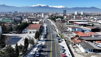 Denizli’de Çal Caddesi yenilendi, ulaşıma açıldı