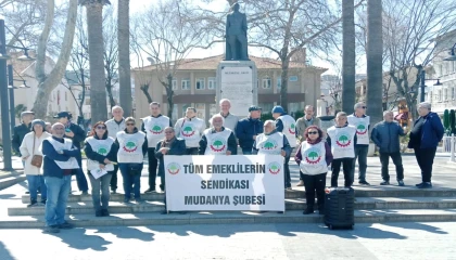 Emekliler Mudanya’dan seslendi: Emeklinin yüzü gülmeden bayram gelmez