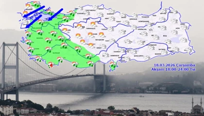 Hava değişiyor, yağmur geliyor