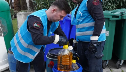 İstanbul Beylikdüzü’nde atık yağlar hediye çekine dönüşüyor