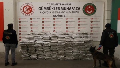 Kapıkule’de 1,4 ton esrar ele geçirildi