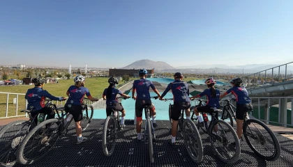 Kayseri’de BMX parkuruna gençlerden büyük ilgi