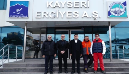 Kayseri’de Ulaştırma Bakan Yardımcısı’na Erciyes sunumu