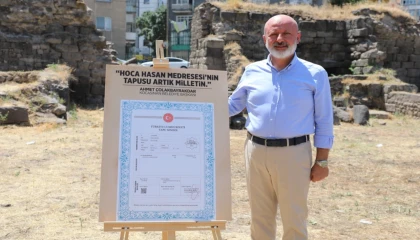 Kayseri’nin ilk medresesinde restorasyon zamanı