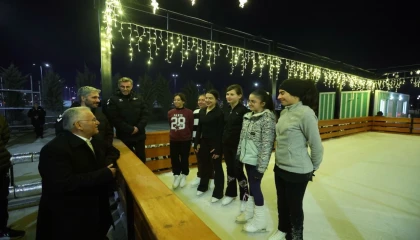 Kayseri’ye açık hava buz pateni pisti geliyor