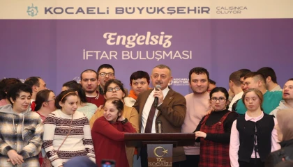 Kocaeli Büyükşehir’den özel bireylerle iftar