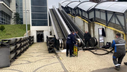 Kocaeli’de yürüyen merdivenlere kapsamlı bakım