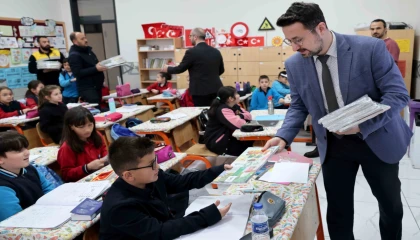 Konya Karatay’da ilkokul öğrencilerine sıfır atık bilinci