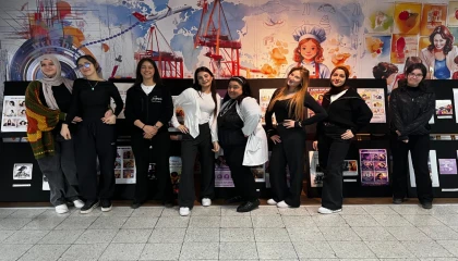 Liseli öğrencilerden 8 Mart farkındalığı