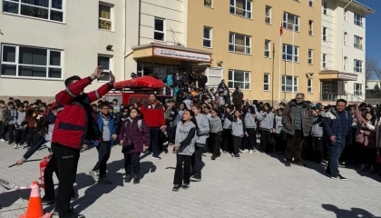 Malatya Büyükşehir’den öğrencilere afet bilinci