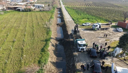 Manisa Saruhanlı’da dere temizlik seferberliği