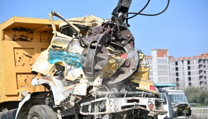 Manisa’da hurda ve sahipsiz araçlar MKE’ye sevk edildi