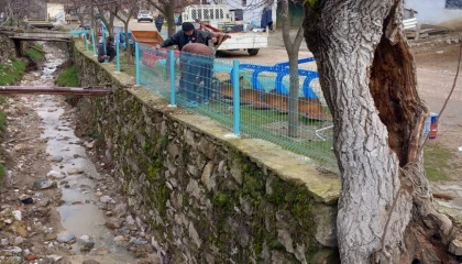 Manisa’da tehlike arz eden dereler güvenli hale getiriliyor