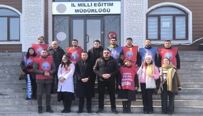 Okuldaki cinayete Eğitim-İş Ağrı Şubesi’nden sert tepki!