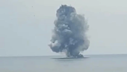 Ordu Ünye’de kıyıya vuran insansız deniz aracı kontrollü patlatıldı