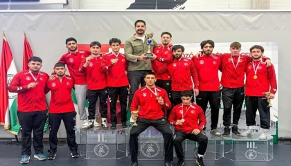 Sakarya’nın milli sporcularından Macaristan’da çifte madalya