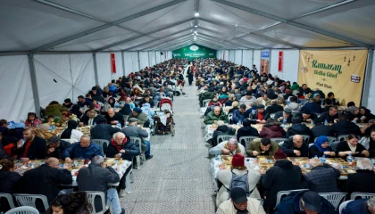 Samsun’da iftar çadırlarına yoğun ilgi