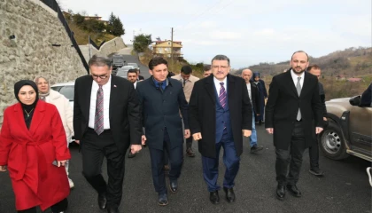 Trabzon’da Başkan Genç Sürmene’de çalışmaları inceledi