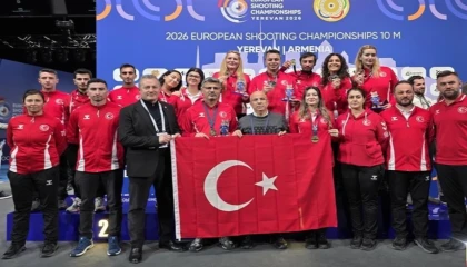 Türk Milli Tabanca Atış Takımı Avrupa’dan 3 madalya ile döndü