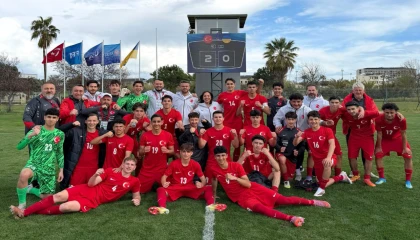 U16 Milliler hazırlıkta Ukrayna’yı 2-0 yendi