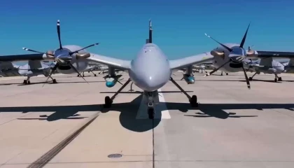 AKINCI TİHA tatbikatta deniz yetki alanı rotasını izledi