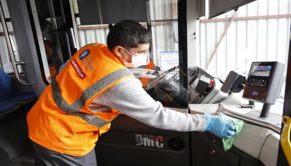 Antalya Büyükşehir’den hijyenik ulaşım hizmeti