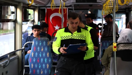 Antalya’da toplu taşıma araçlarına sıkı denetim