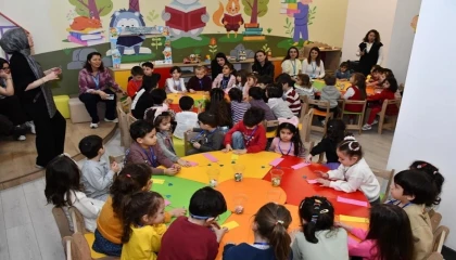 Balıkesir Büyükşehir’den renkli kütüphane etkinliği