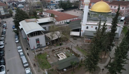 Bursa Nilüfer’de İhsaniye Eski Köy Meydanı’na modern dokunuş