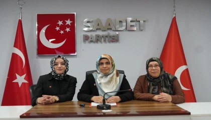 Bursa’da Saadet Partili kadınlardan okul saldırılarına tepki