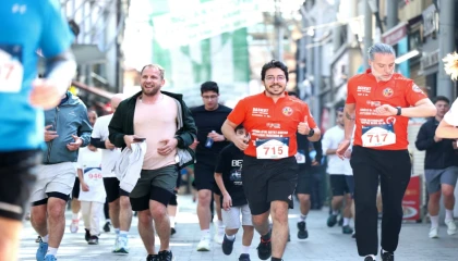Bursa’nın kalbinde nefes kesen koşu