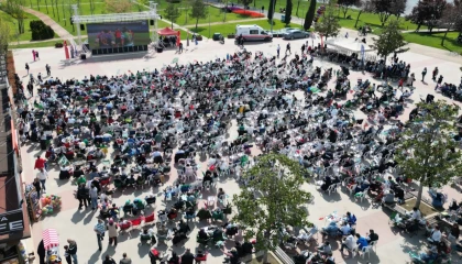 Bursaspor’un şampiyonluk coşkusu Büyükşehir’le yaşandı