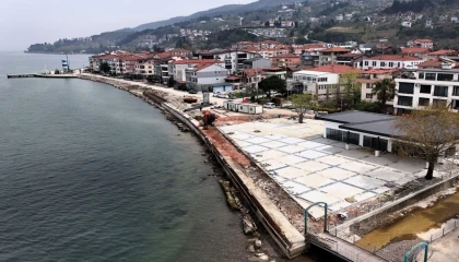 Dalga kırıcı Ulaşlı’da taşkınlarına ‘dur’ diyecek