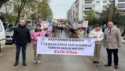 Edirne Keşan’da sokaklar sağlık için hareketlendi
