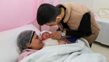 Gaziantep’de tüp bebek desteğinin ilk bebeği dünyaya geldi