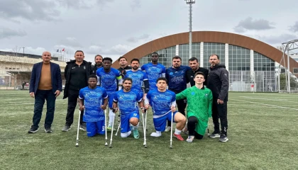 Gebze’de Ampute Futbol Takımı’ndan önemli galibiyet