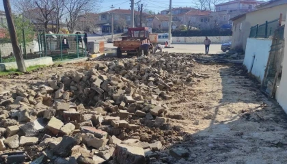 İpsala Esetçe’de yol seferberliği