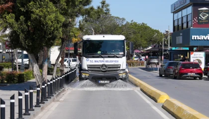 İstanbul Maltepe’de mahallelerde bahar temizliği sürüyor