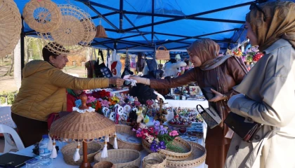 Kadın emeği Ormanya’da ziyaretçilerle buluştu