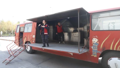 Kayseri Melikgazi personeline ’yangın söndürme’ eğitimi