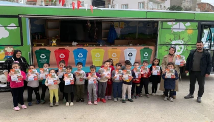 Kocaeli Çayırovalı miniklere ’sıfır atık’ bilinci