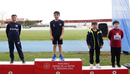 Kocaeli Çayırova’ya atletizmde 2 madalya geldi